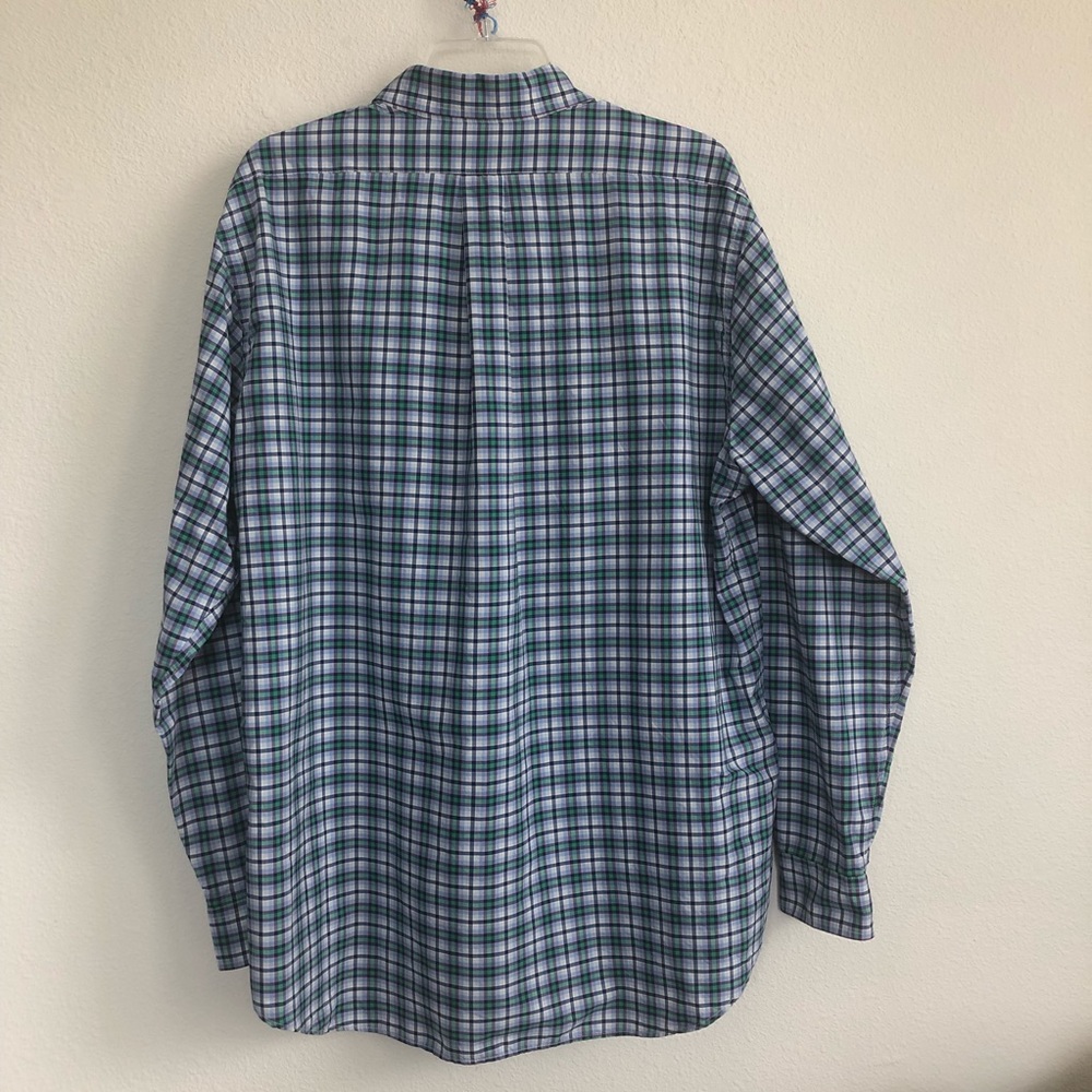 Vineyard Vines Performance Button Down Ls Shirt L - image 5